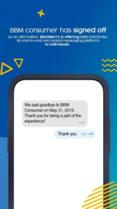 bbm انتهى الخدمة