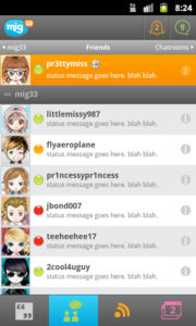 MIG33 CHAT ROOM