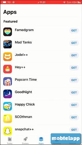 قسم برامج بلس للايفون App Store Plus