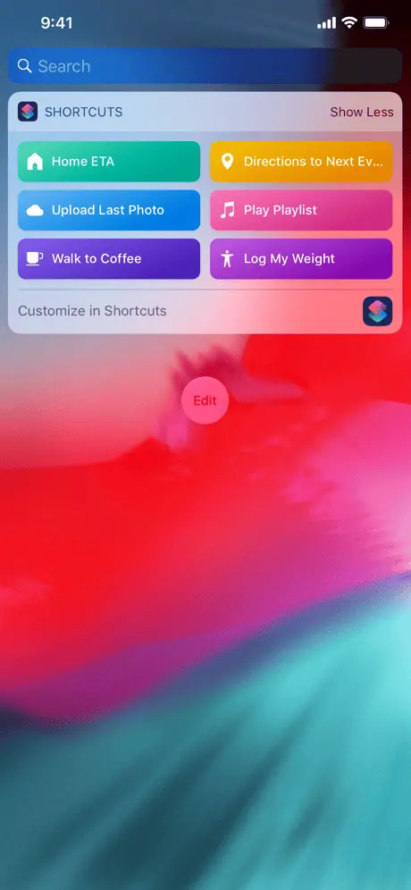 Shortcuts screenshot 3