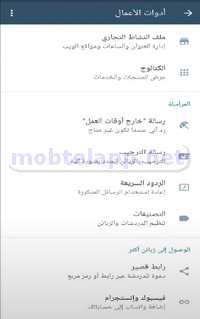 أدوات الأعمال في تطبيق واتساب للأعمال WhatsApp Business