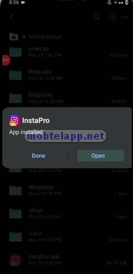 تحميل Insta pro للأندرويد