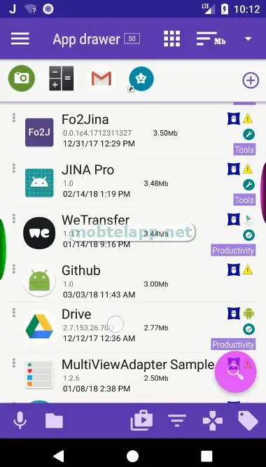 JINA Drawer - Apps Organizer screenshot 4